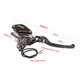 Cilindro mestre Alavanca ajustvel  de freio embreagem hidrulica da motocicleta  universal para yamaha kawasaki freio