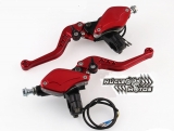 Kit Manicoto Hidraulico Embreagem/freio Manete Completo Universal - Sistema  ALUMNIO CNC 4 peas