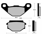Pastilhas de Freio para Agrale Cagiva W16 W12 Dianteira e Traseira