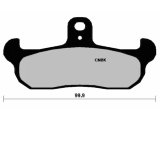 Pastilhas de Freio para Agrale Cagiva W16 W12 Dianteira 