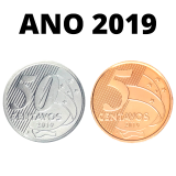 5 E 50 CENTAVOS 2019 LETRA A (CUNHADAS NA HOLANDA) - FC