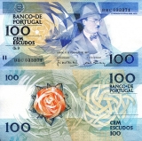 PORTUGAL - 100 ESCUDOS 1987 - FE