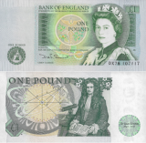 INGLATERRA - 1 LIBRA - RAINHA FE