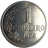 BRASIL - V323 - 1 CRUZEIRO 1978 - FC 