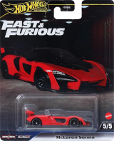HOT WHEELS MCLAREN SENNA COR VERMELHA