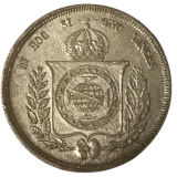 BRASIL - P593 - 500 RIS 1860 - SOB/FC