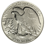 EUA - KM142 - HALF DOLLAR - WALKING LIBERTY 1941 - FC