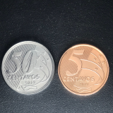 5 E 50 CENTAVOS 2019 LETRA A (CUNHADAS NA HOLANDA) - FC