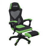 Cadeira Gamer Escritrio Rocket Preta com Verde CGR10PVD Vinik 112102