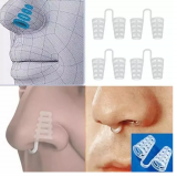 Caixa Com 08 Clip Nasal Anti Ronco E Apnia