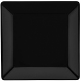 Conjunto 06 Pratos Rasos 26,5X26,5CM Quartier Black - OXFORD