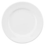 Conjunto 12 Pratos Rasos com Aba 26cm Branco - OXFORD