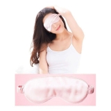 Mscara De Dormir Seda Macio Tapa Olho Rosa