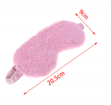 Mascara Dormir Pelcia Com Seda Confortvel Rosa