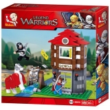 Blocos de Montar Multikids Legend Warriors Forte de Guerra 280 Peas BR1344