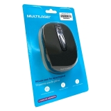 Mouse Sem Fio 2.4 Ghz C/ Bateria Litio Preto Usb Mo277 Multilaser