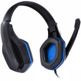 Fone Headset Gamer VX Gaming OGMA P2 Stereo com Microfone Vinik - Preto/AZUL