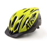 Capacete para Ciclismo Tamanho G Com Led Traseiro Preto/Neon Atrio BI169