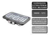 Churrasqueira Eltrica Multilaser 110V 1800W Preta - CE131