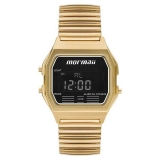 Kit Relgio Mormaii Vintage Dourado Feminino MOJH02AU/K4D