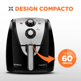 Fritadeira Air Fryer Mondial sem leo, Air Fryer, 4L com Timer - AFN-40-BI 110V