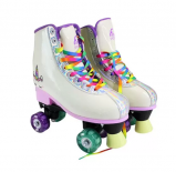 Patins 4 Rodas Ajustvel Com Luz Led Unicrnio RL-08 Tamanho 31 a 34 - Fnix