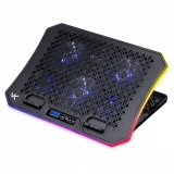 Base para Notebook Snow RGB - Ate 19 - 6 Fans - Com Controlador e Suporte P/ Celular - CN200 107345