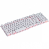 Teclado Gamer  VX GAMING HYDRA Branco ABNT2 Multimidia com Led Vermelho Sensao Mecanica USB GTH110BV - 65422
