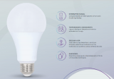 Lmpada LED Bulbo Inteligente Colorida Dimerizvel Wi-Fi - Multilaser Liv - SE224