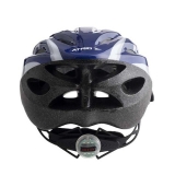 Capacete para Ciclismo Bike trio Mtb 2.0 com Viseira e Luz de LED Azul e Branco Tamanho G - BI167