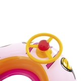 Carro inflvel infantil de 3 a 6 anos Rosa com cobertura Bestway