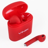 Fone de Ouvido Vinik Bluetooth Easy W1 TWS True Vermelho Com Estojo Carregador - 100294