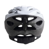 Capacete para Ciclismo Bike trio Mtb 2.0 com Viseira Cinza e Branco Tamanho G - BI165
