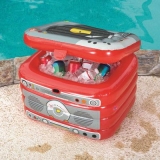Cooler inflvel Bestway de 31 litros no formato de rdio