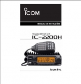 Manual Em Portugus  Do Rdio Icom Ic-2200h