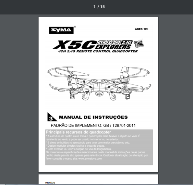 Syma x5sw sales drone manual