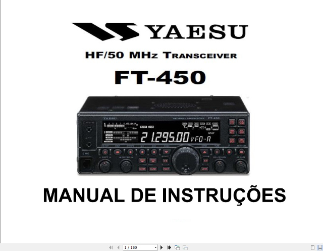 MANUAL EM PORTUGUS DO RDIO TRANSCEIVER YAESU FT-450?cache=20240517151214