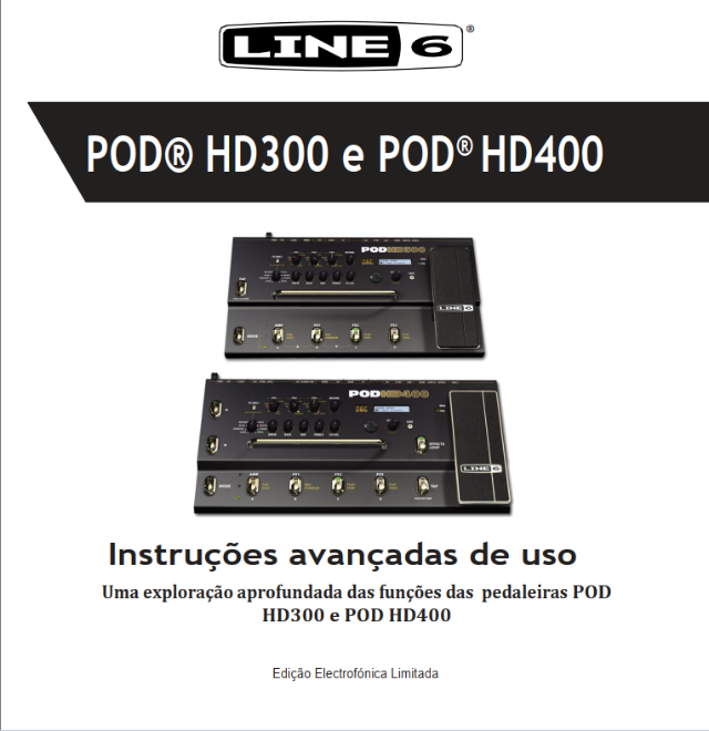 Manual Avanado em portugus da pedaleira Line 6 POD HD300 POD HD400?cache=20250525140430