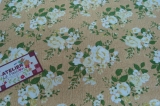 Tecido 100% algodão - Floral Paris Amarelo 03 - - Fabricart 