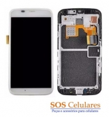 FRONTAL TOUCH/DISPLAY MOTOROLA X1 XT1058 IMPORTADO BRANCO