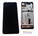 FRONTAL TOUCH/DISPLAY MOTOROLA ONE FUSION PLUS ORIGINAL XT2067 C/ARO PRETO 