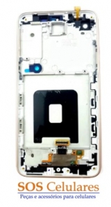 FRONTAL TOUCH/DISPLAY LG X SCREEN K500 ORIGINAL DOURADO