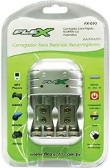 Carregador De Pilhas Fxc03-4p Aa/aaa/9v Flex