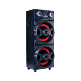 Caixa Amplificada Amvox ACA 1001 Turbo Bluetooth, 1000W de Potncia, 2 Subwoofers de 12