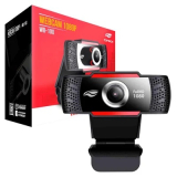 Webcam WB-100BK C3Tech 1080P, Full HD, USB2.0, 2MP, 30 FPS - 407040250100