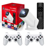 Projetor Android 4k Wifi 5ghz 3800 Jogos Retro 2 Controles - XCELL