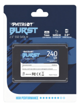 Hd Ssd Patriot Burst Pbu240gs25ssdr Pe000542 240gb Preto