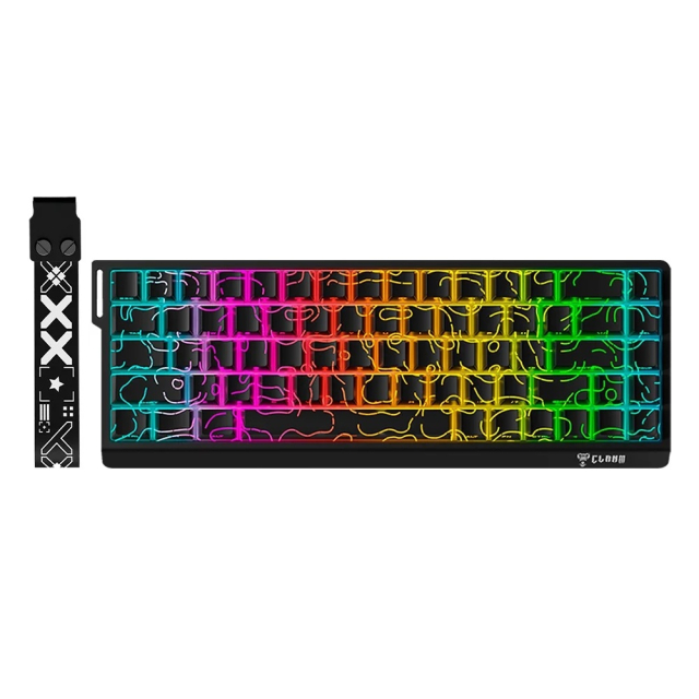 Teclado Gamer 65% RGB Arkan Night Iluminado Para Jogos Preto Ansi X68 He Clanm?cache=20260524211226
