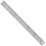 Escala Graduada em aço inox 150mm