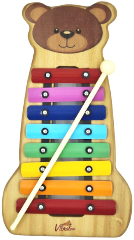 METALOFONE COLORIDO INFANTIL JOG VIBRATOM URSO P2236 CD 22000